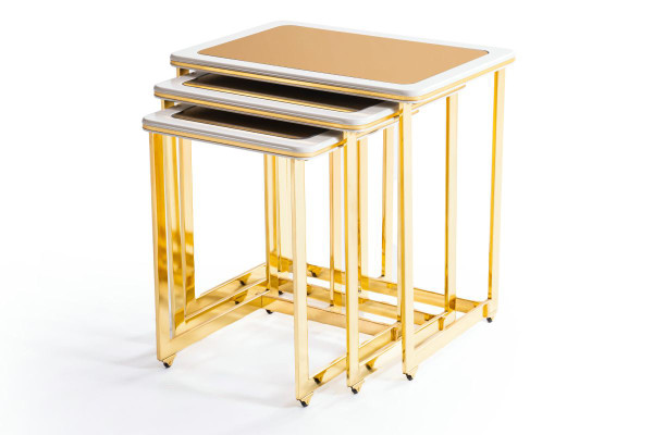 Prestij Ekru-Gold Zigon Sehpa